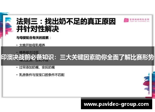 印澳决战前必备知识：三大关键因素助你全面了解比赛形势